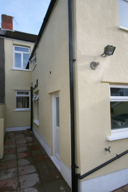 Exterior view after